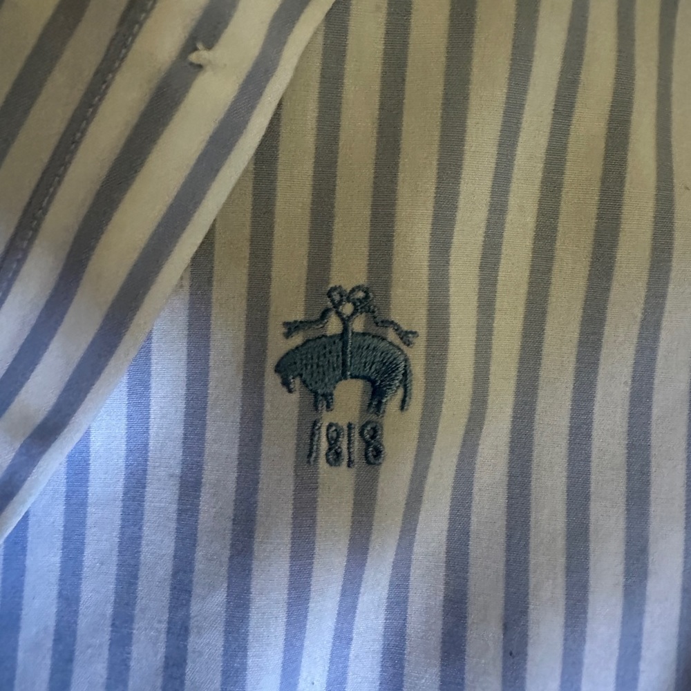 Brook Brothers Classic Fit Stretch Supima® Non-Iron Bengal Stripe Dress Shirt